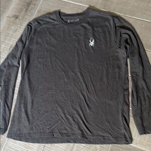 Spyder Charcoal Long Sleeve Tee